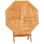 Folding garden table solid teak wood 85x85x76 cm by vidaXL, Garden tables - Ref: Foro24-47418, Price: 94,46 €, Discount: %