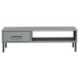 Center table with metal legs OSLO solid gray pine wood by vidaXL, Coffee table - Ref: Foro24-351037, Price: 55,67 €, Discount: %