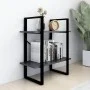 2-level gray plywood shelf 60x30x70 cm by vidaXL, Bookcases and shelves - Ref: Foro24-806429, Price: 28,83 €, Discount: %