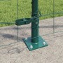 Reja con postes Verde 1.2 x 10 m Acero