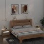 Nachttische mit LED-Lichtern 2 Stück Sonoma-Eiche 60x35x40 cm von vidaXL, Nachttische - Ref: Foro24-3080737, Preis: 83,18 €, ...