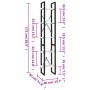5-tier solid pine wood shelf 40x30x175 cm by vidaXL, Bookcases and shelves - Ref: Foro24-3081973, Price: 95,78 €, Discount: %