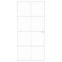 Puerta de interior vidrio templado y aluminio blanco 93x201,5cm | Foro24.es | Tu tienda online para hogar, jardín y más Foro24.es