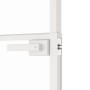 Puerta de interior vidrio templado y aluminio blanco 93x201,5cm | Foro24.es | Tu tienda online para hogar, jardín y más Foro24.es