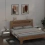 Bedside tables with LEDs 2 units concrete gray 60x35x40 cm by vidaXL, Nightstands - Ref: Foro24-3080738, Price: 91,68 €, Disc...