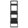 Estantería de madera contrachapada negro 80x30x105 cm de vidaXL, Librerías y estanterías - Ref: Foro24-806528, Precio: 55,39 €