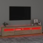 TV-Schrank mit LED-Leuchten Sonoma-Eiche 210x35x40 cm von vidaXL, TV-Möbel - Ref: Foro24-3152732, Preis: 140,41 €, Rabatt: %