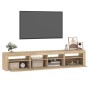 TV-Schrank mit LED-Leuchten Sonoma-Eiche 210x35x40 cm von vidaXL, TV-Möbel - Ref: Foro24-3152732, Preis: 140,41 €, Rabatt: %