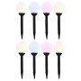 Lámparas solares esféricas de exterior 8 uds LED RGB 15 cm de vidaXL, Iluminación de exterior - Ref: Foro24-277125, Precio: 7...