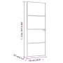 Interior door tempered glass and black aluminum 76x201.5 cm by vidaXL, Doors for the home - Ref: Foro24-153658, Price: 204,15...