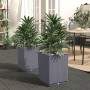 Pflanzgefäße 2 Stück dunkelgraues Polypropylen 30x30x37 cm von vidaXL, Töpfe und Pflanzgefäße - Ref: Foro24-364180, Preis: 53...