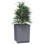 Pflanzgefäße 2 Stück dunkelgraues Polypropylen 30x30x37 cm von vidaXL, Töpfe und Pflanzgefäße - Ref: Foro24-364180, Preis: 53...