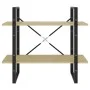 2-stöckiges Regal aus Sonoma-Eichensperrholz, 80 x 30 x 70 cm von vidaXL, Bücherregale und Regale - Ref: Foro24-806450, Preis...
