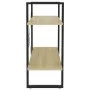 2-stöckiges Regal aus Sonoma-Eichensperrholz, 80 x 30 x 70 cm von vidaXL, Bücherregale und Regale - Ref: Foro24-806450, Preis...