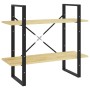 2-tier solid pine wood shelf 80x30x70 cm by vidaXL, Bookcases and shelves - Ref: Foro24-806452, Price: 34,18 €, Discount: %