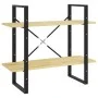 2-tier solid pine wood shelf 80x30x70 cm by vidaXL, Bookcases and shelves - Ref: Foro24-806452, Price: 34,18 €, Discount: %