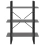 Gray plywood shelving 80x30x105 cm by vidaXL, Bookcases and shelves - Ref: Foro24-806529, Price: 39,23 €, Discount: %
