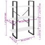 Gray plywood shelving 80x30x105 cm by vidaXL, Bookcases and shelves - Ref: Foro24-806529, Price: 39,23 €, Discount: %