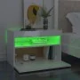 LED nightstands 2 units glossy white plywood 60x35x40 cm by vidaXL, Nightstands - Ref: Foro24-3082787, Price: 76,39 €, Discou...