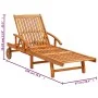 Sun loungers with cushions 2 units solid acacia wood by vidaXL, Loungers - Ref: Foro24-3077335, Price: 472,67 €, Discount: %