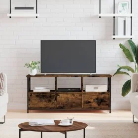 TV-Schrank aus Eisen, geräuchertes Eichensperrholz, 102 x 33 x 45 cm von vidaXL, TV-Möbel - Ref: Foro24-831790, Preis: 83,02 ...