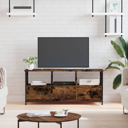 TV-Schrank aus Eisen, geräuchertes Eichensperrholz, 102 x 33 x 45 cm von vidaXL, TV-Möbel - Ref: Foro24-831790, Preis: 84,31 ...