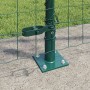 Reja con postes Verde 1.2 x 10 m Acero