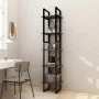 Bookshelf 5 levels gray pine wood 40x30x175 cm by vidaXL, Bookcases and shelves - Ref: Foro24-3081975, Price: 94,80 €, Discou...