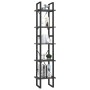 Bücherregal 5 Ebenen aus grauem Kiefernholz 40x30x175 cm von vidaXL, Bücherregale und Regale - Ref: Foro24-3081975, Preis: 95...