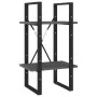 Bookshelf 5 levels gray pine wood 40x30x175 cm by vidaXL, Bookcases and shelves - Ref: Foro24-3081975, Price: 94,80 €, Discou...