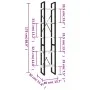 Bookshelf 5 levels gray pine wood 40x30x175 cm by vidaXL, Bookcases and shelves - Ref: Foro24-3081975, Price: 94,80 €, Discou...