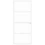 Puerta de interior vidrio templado y aluminio blanco 83x201,5cm | Foro24.es | Tu tienda online para hogar, jardín y más Foro24.es