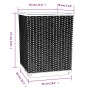 Planters 2 units black polypropylene 30x30x37 cm by vidaXL, Pots and planters - Ref: Foro24-364182, Price: 55,99 €, Discount: %
