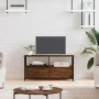 TV-Möbel Eisen und Sperrholz Eiche braun 90x33x45cm von vidaXL, TV-Möbel - Ref: Foro24-831797, Preis: 63,60 €, Rabatt: %