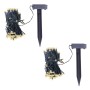 Solar-LED-Lichterkette, 2 Stück, warmweiß von vidaXL, Weihnachtsbeleuchtung - Ref: Foro24-274770, Preis: 46,98 €, Rabatt: %