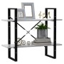 2-stufiges betongraues Sperrholzregal 80x30x70 cm von vidaXL, Bücherregale und Regale - Ref: Foro24-806451, Preis: 32,83 €, R...
