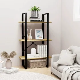 Solid pine wood storage shelf 60x30x105 cm by vidaXL, Bookcases and shelves - Ref: Foro24-806512, Price: 45,94 €, Discount: %
