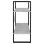 2-stufiges betongraues Sperrholzregal 80x30x70 cm von vidaXL, Bücherregale und Regale - Ref: Foro24-806451, Preis: 32,83 €, R...
