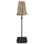 Double umbrella with taupe gray LED lights 316x240 cm by vidaXL, Umbrellas - Ref: Foro24-362972, Price: 161,79 €, Discount: %