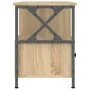 Mueble TV hierro madera contrachapada roble Sonoma 102x33x45 cm de vidaXL, Muebles TV - Ref: Foro24-831789, Precio: 83,02 €, ...
