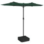 Doppelschirm mit grünen LED-Leuchten 316x240 cm von vidaXL, Sonnenschirme - Ref: Foro24-362970, Preis: 139,44 €, Rabatt: %