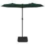 Doppelschirm mit grünen LED-Leuchten 316x240 cm von vidaXL, Sonnenschirme - Ref: Foro24-362970, Preis: 139,44 €, Rabatt: %