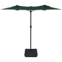 Doppelschirm mit grünen LED-Leuchten 316x240 cm von vidaXL, Sonnenschirme - Ref: Foro24-362970, Preis: 139,44 €, Rabatt: %