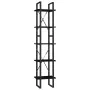Estantería librería 5 niveles madera de pino negro 40x30x175 cm de vidaXL, Librerías y estanterías - Ref: Foro24-3081977, Pre...