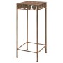 Juego de soportes de planta 3 pzas estilo vintage metal oxidado