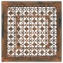 Juego de soportes de planta 3 pzas estilo vintage metal oxidado