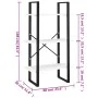 Ablageregal aus massivem Weißkiefernholz, 60 x 30 x 105 cm von vidaXL, Bücherregale und Regale - Ref: Foro24-806513, Preis: 4...