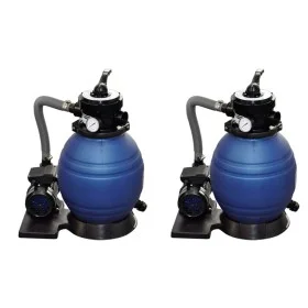 Sandfilterpumpen 2 Stück 400 W 11000 l/h von vidaXL, Pool- und Spa-Filter - Ref: Foro24-277089, Preis: 359,61 €, Rabatt: %