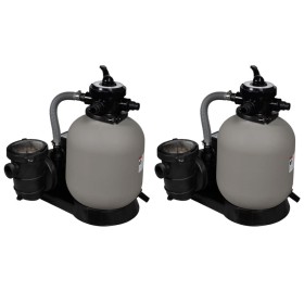 Sandfilterpumpen 2 Stück 600 W 17000 l/h von vidaXL, Pool- und Spa-Filter - Ref: Foro24-277090, Preis: 653,00 €, Rabatt: %