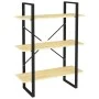 3-tier solid pine wood shelf 80x30x105 cm by vidaXL, Bookcases and shelves - Ref: Foro24-806532, Price: 50,36 €, Discount: %